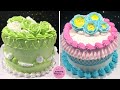 Best Cake Decorating Compilation for Girls | Rose Cake Decorating tutorials |  Cake Beginners