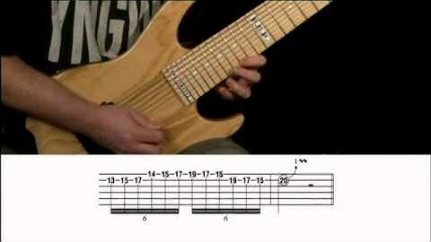 Alternate Picking Shred Licks Guitar Lesson @ GuitarInstructor.com (preview)