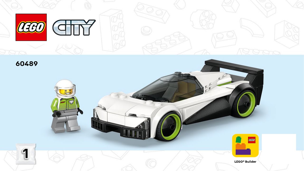 City - Jet vs. Car - Racing LEGO instructions