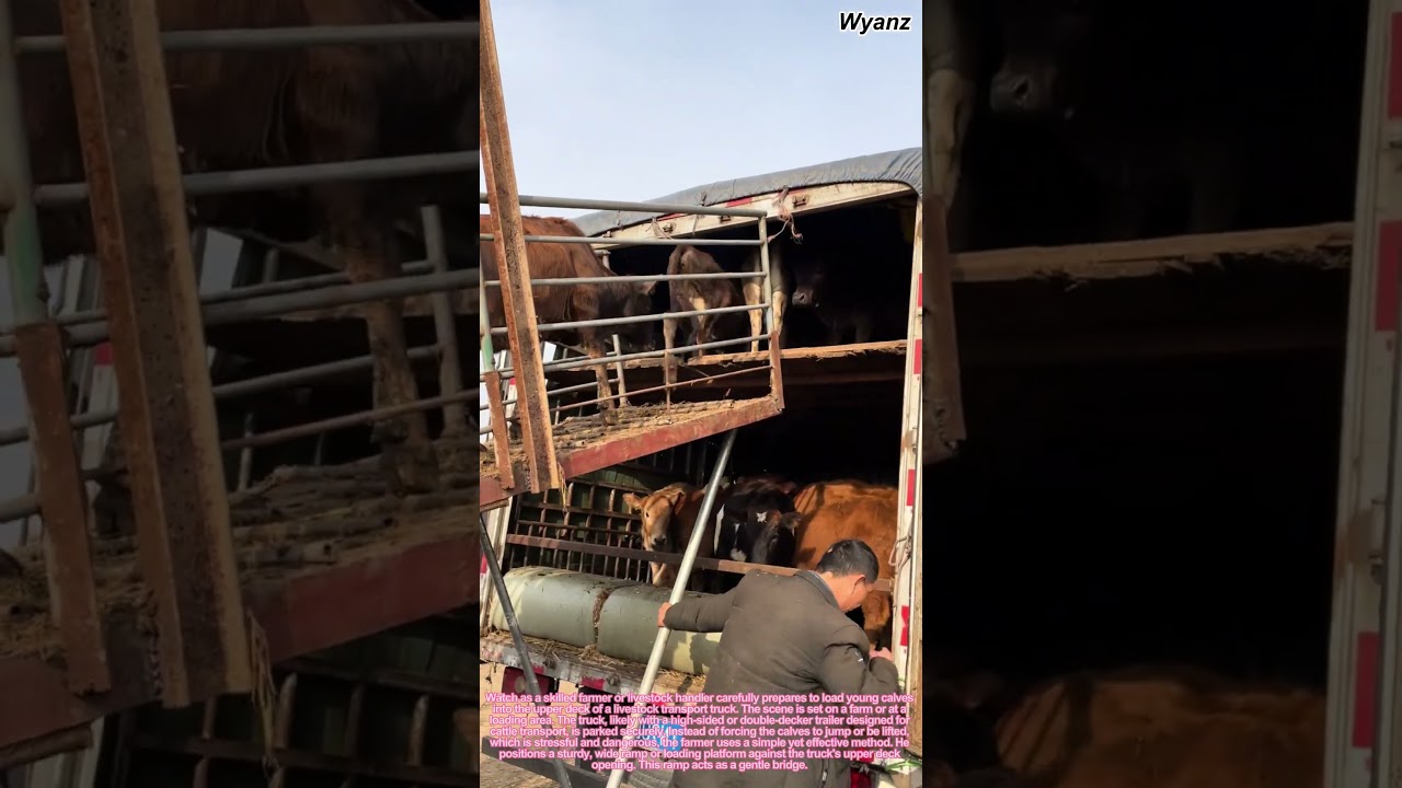 How to Load Calves into a Truck: The Gentle Ramp Method for Safe Transport