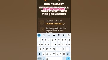 How to start investing in stock make money from 100$||meme girl #memefivideocode #memcoin #memefi