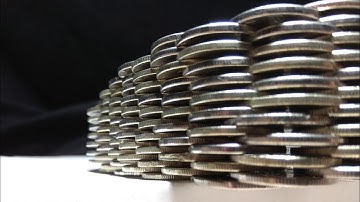 How to Build Amazing Balancing Bridge out of Coins Without Glue