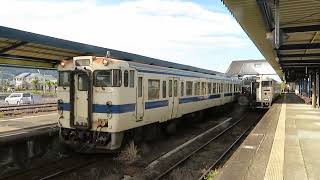 JR指宿枕崎線キハ47形 指宿駅発車 JR Kyushu Ibusuki Makurazaki Line KiHa47 series DMU