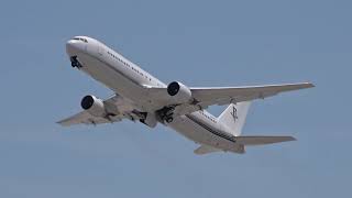 Houston Rockets Boeing 767-322(ER)(N625HR) arriving and departing Las Vegas!