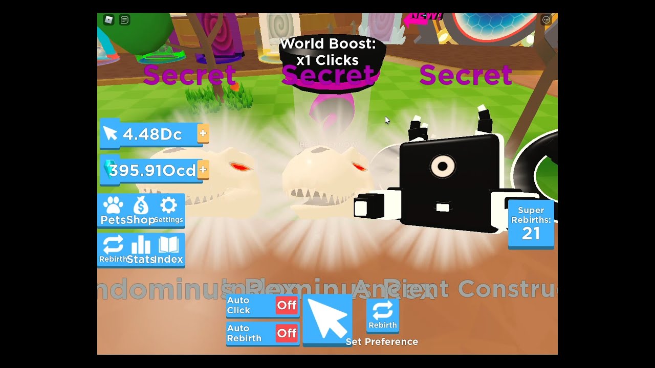 [❓❓❓] Clicking Champions hatching secrets from secret egg