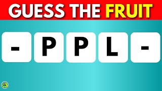 Guess The Fruit Without Vowels 🍎✅ by Quiz Monster 11,424 views 1 month ago 9 minutes, 6 seconds