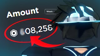 How Much ROBUX My Game Made in 1 Week... (Roblox)