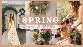 DECORATING FOR SPRING | decor ideas, DIY'S, & ways to brighten up your space! 🌼