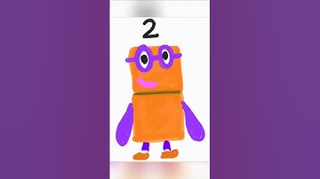 How to Draw Numberblock 2 | Easy Step-by-Step Short for Beginners ✏️