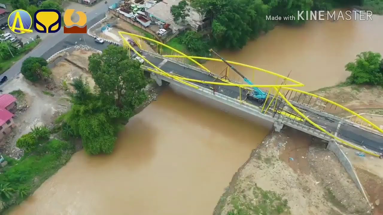 JEMBATAN TANJAK TANJUNG ENIM  KINI MENJADI TEMPAT WISATA  