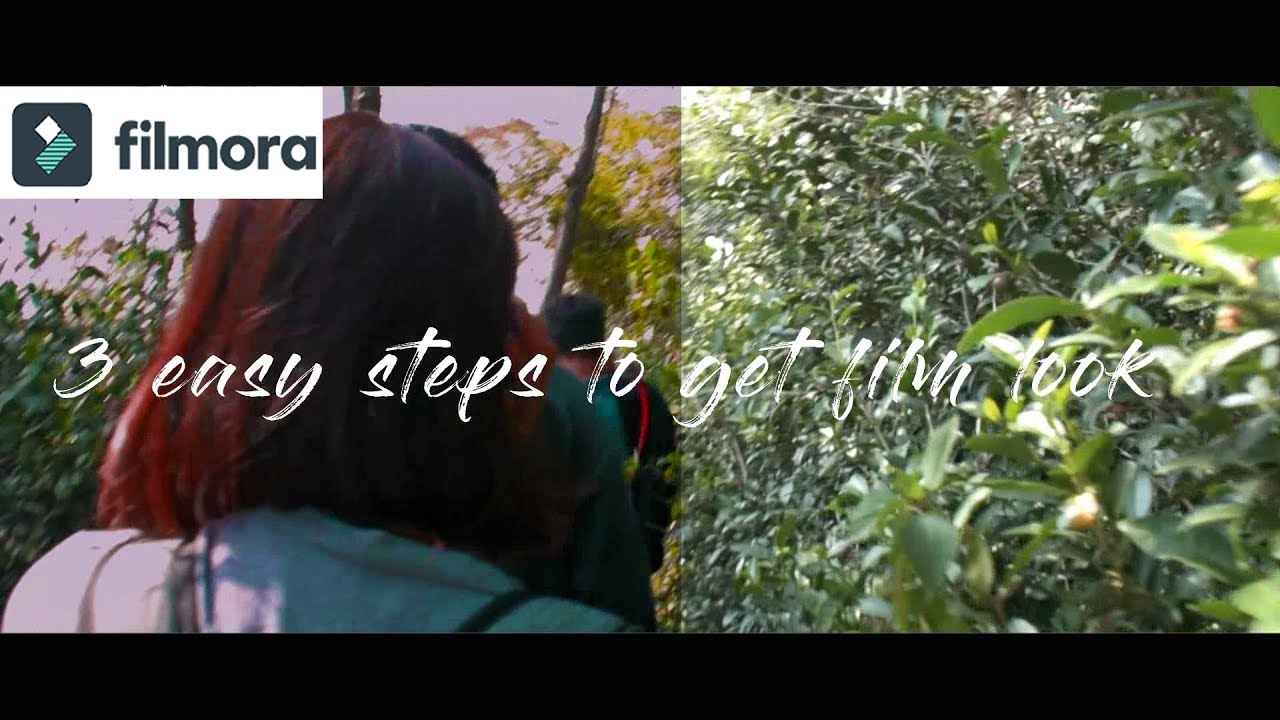 Filmora Tutorial - How to get CINEMATIC LOOK - YouTube