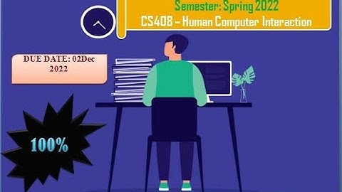 CS408 ASSIGNMENT SLUTION FILE 100% CORRECT BY WAQAS AHMAD