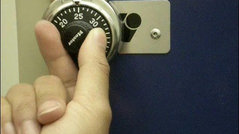 Master Lock How to Open a Combination Padlock - Training Video