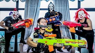 LTT Nerf Mod : SWAT TEAM Mission : Confronting The Obsidian Order's Nerf Guns Crime Spree