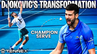 Novak Djokovic Serve Transformation / How Novak Turned a Troubled Serve into a Weapon Serve?