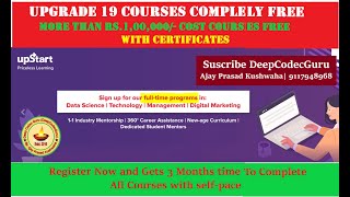 UpGrade || UpGrad 19 Courses Completely Free for 3 Months with Certificate || Free Online Courses screenshot 5