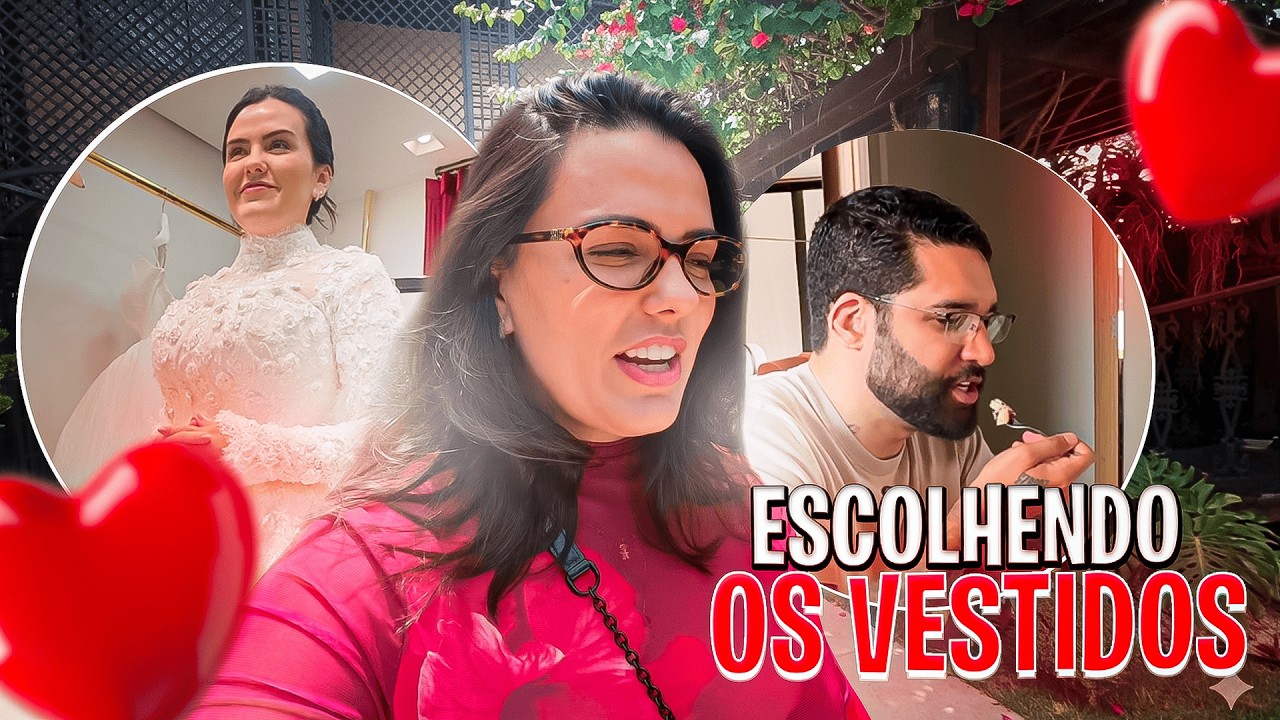 ESCOLHENDO MEU VESTIDO DE NOIVA | EP 1 DO MEU DIÁRIO DE NOIVA