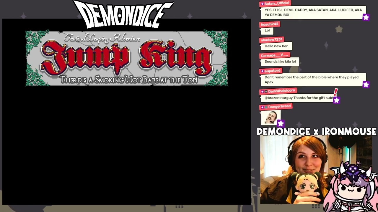 Demondice/Ironmouse Twitch Rivals Jump King