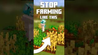 Minecraft Easy Crop Farm #shorts