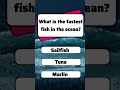 US QUIZ | Fastest fish in Ocean  #shorts #usa #usaquiz #quiz  #usashorts #trivia #quiztime #gk