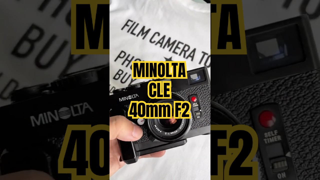 MINOLTA CLE + 40mm F2 - YouTube