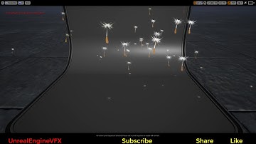 Flying Flower | Unreal Engine Niagara | UE4 Niagara