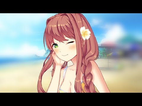 Monika's Beach Outfit (Seashell Bikini)- Monika After Story DDLC Mod 