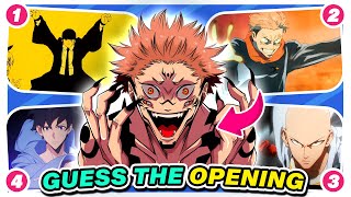 🔥GUESS THE ANIME OPENING BY 4 IMAGES 🌟 [Hard - Super Easy] - TOP ANIME QUIZ