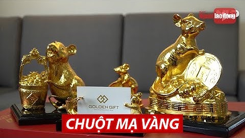 Tượng chuột mạ vàng đón Tết Canh Tý 2020 | NLĐTV