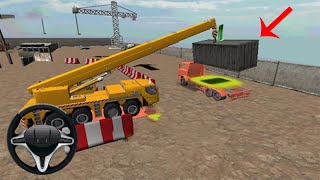 Factory Cargo Crane Simulation Game 2020 । Construction Factory Cargo Crane । Android gameplay screenshot 4