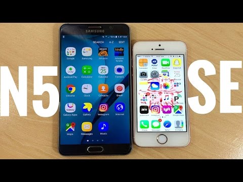 Video: Verschil Tussen IPhone 5 En Samsung Galaxy Note