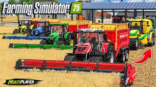 Massive Barley Swathing & Slurry Spreading! | MULTIPLAYER | Farming Simulator 25 screenshot 5