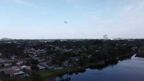 RC Maule M7 Seaplane Shot With Drone Video