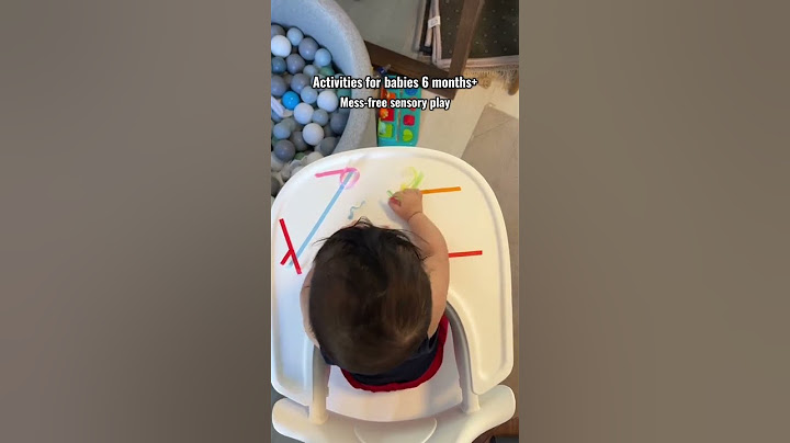 Mess-Free Sensory Play for Babies (6 Months+) #teacher #diy #toddleractivities #shorts