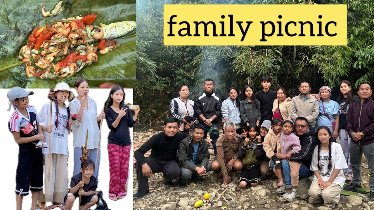 More than just a family picnic so many fun activities! 🤍One picnic,endless fun 🎣🦐Watch till the end!