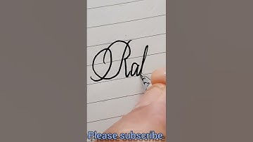 how to write cursive writing #short #cursivewriting #easily || Ratan
