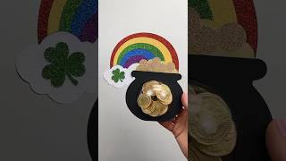 DIY Pot Of Gold St. Patrick’s Day Dome Candy Holder 🌈 #cricut #rainbow #stpatricksday
