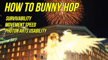 PSO2 NA: How to Bunny Hop - Increase Survivability, Movement Speed and Photon Arts Usability