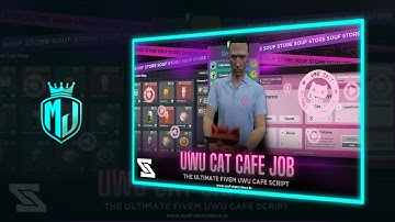 😻 UwU Cat Cafe Job – The CUTEST RP Job Ever! Fully Interactive | Full Café Life! | MJ DEVELOPMENT