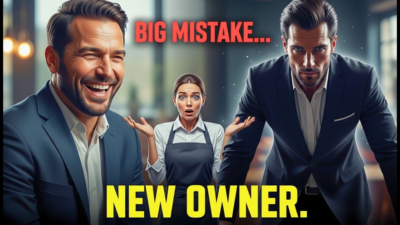HE LAUGHED WHEN HE FIRED HER… UNTIL A STRANGER STOOD UP AND SAID, “I OWN THIS PLACE NOW