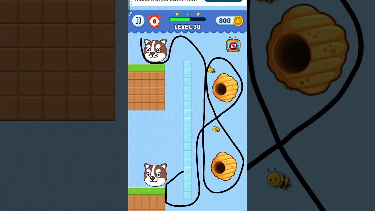 Part-30 dog and bee #trendingshorts #gaming #dogs #viral #games #trend #ytshorts