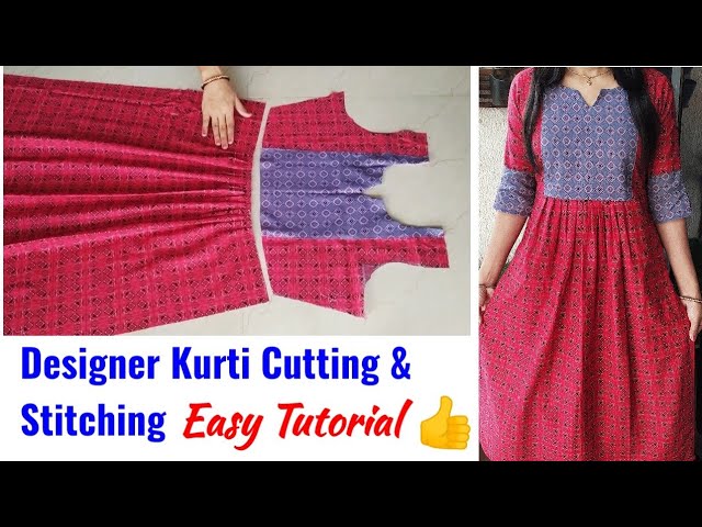 Lining kurti cutting and stitching . . . #cutting #stitching #diy #tutorial  #easystitching #kurti #liningkurti #astarkurti #kurticutting... | Instagram