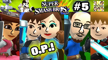 FGTEEV Super Smash Bros Wii U Family Mii Battle! Skylander Dad is O.P.! Part 5