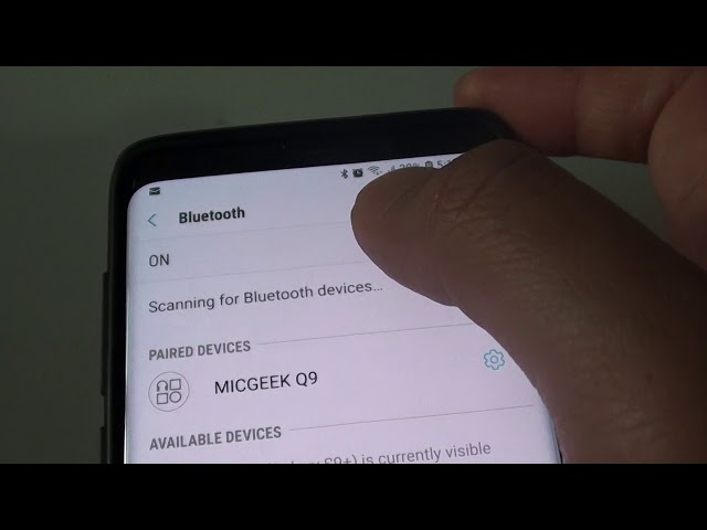 Samsung Galaxy S9 Plus: How to Change Phone / Media Audio Output for Paired Bluetooth class=