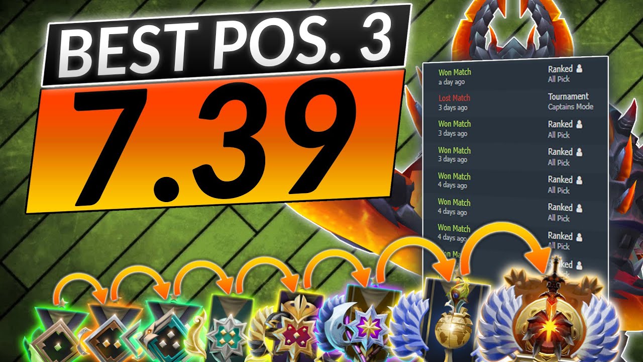 BEST OFFLANE HERO in 7.39 - Highest Winrate Position 3! - Dota 2 Axe Guide