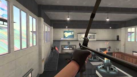 Epic huntsman headshot kill on ctf_turbine, team fortress 2