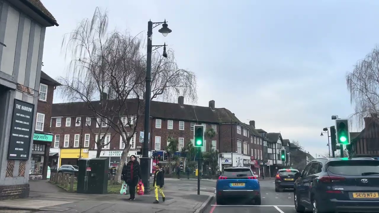 যুক্তরাজ্যের গ্রেটার লন্ডনের রাস্তার দৃশ্য