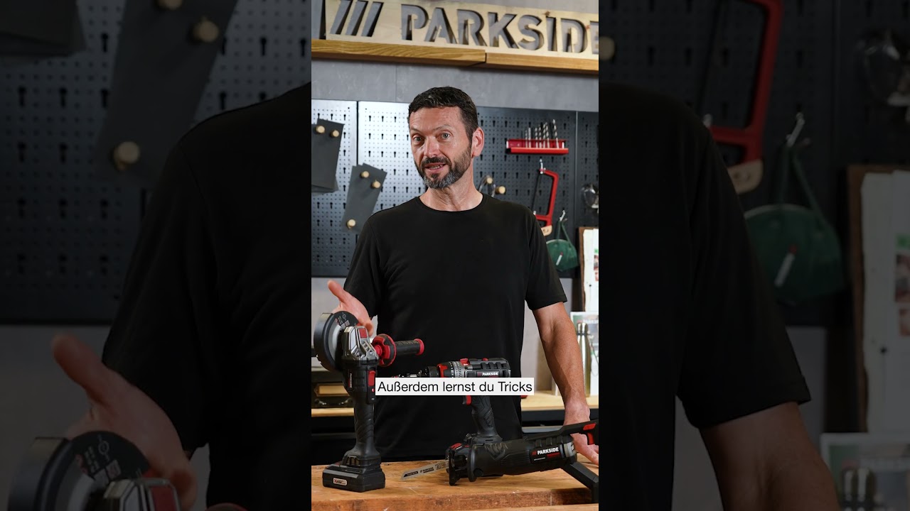 Unser High-Performer Dantes kennt jedes PARKSIDE PERFORMANCE-Gerät in- und auswendig. 🖤