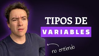 tipos de variables en JAVASCRIPT 😕