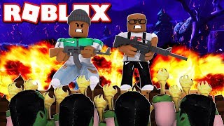 2 PLAYER ZOMBIE APOCALYPSE IN ROBLOX